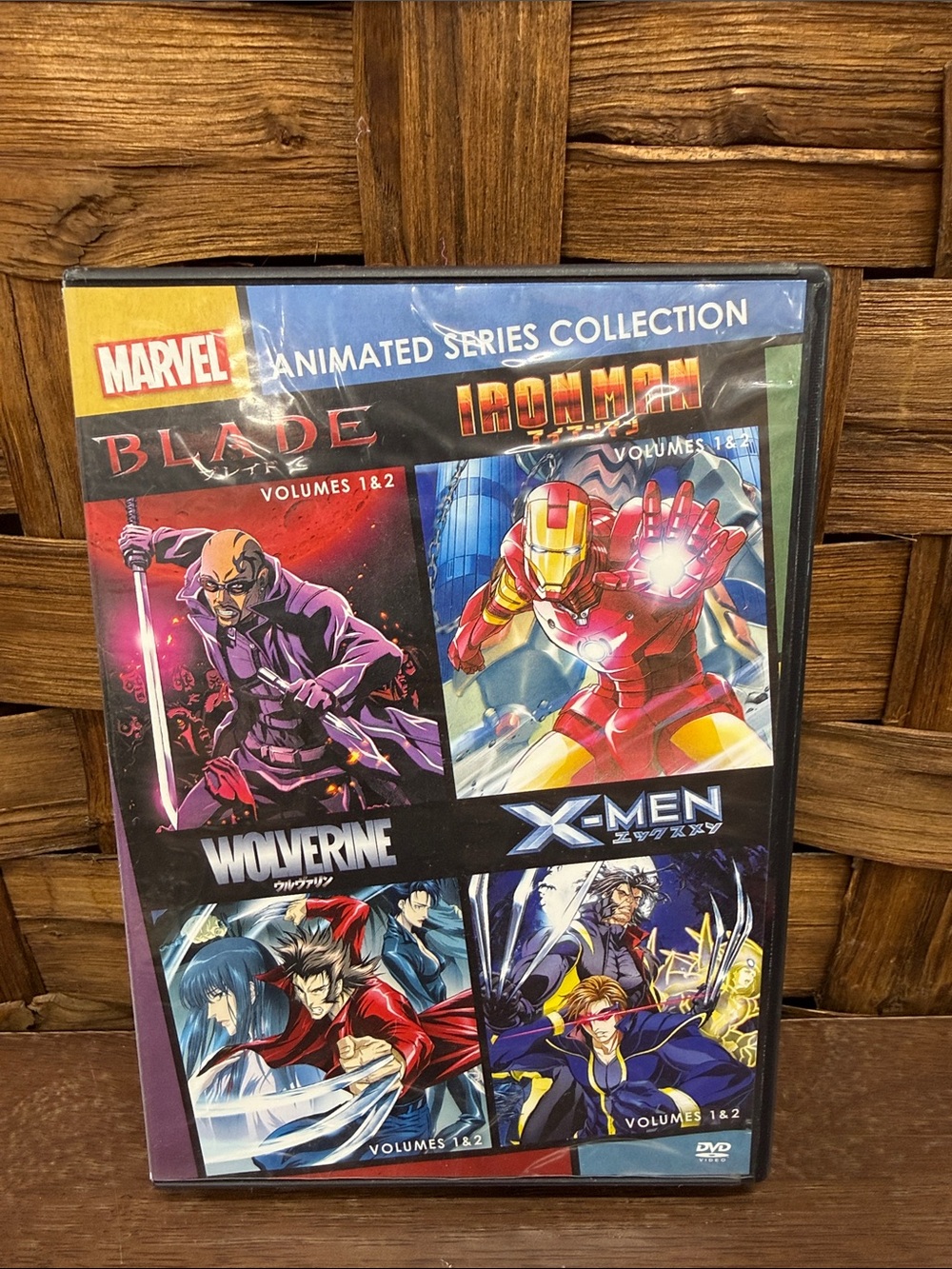 Marvel Animated Series Collection DVD Blade, Iron Man, Wolverine and X-Men
